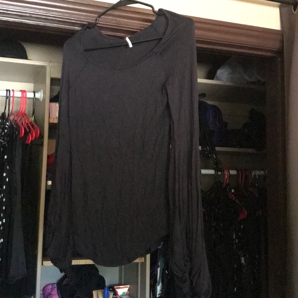 Free People bishop sleeve blouse